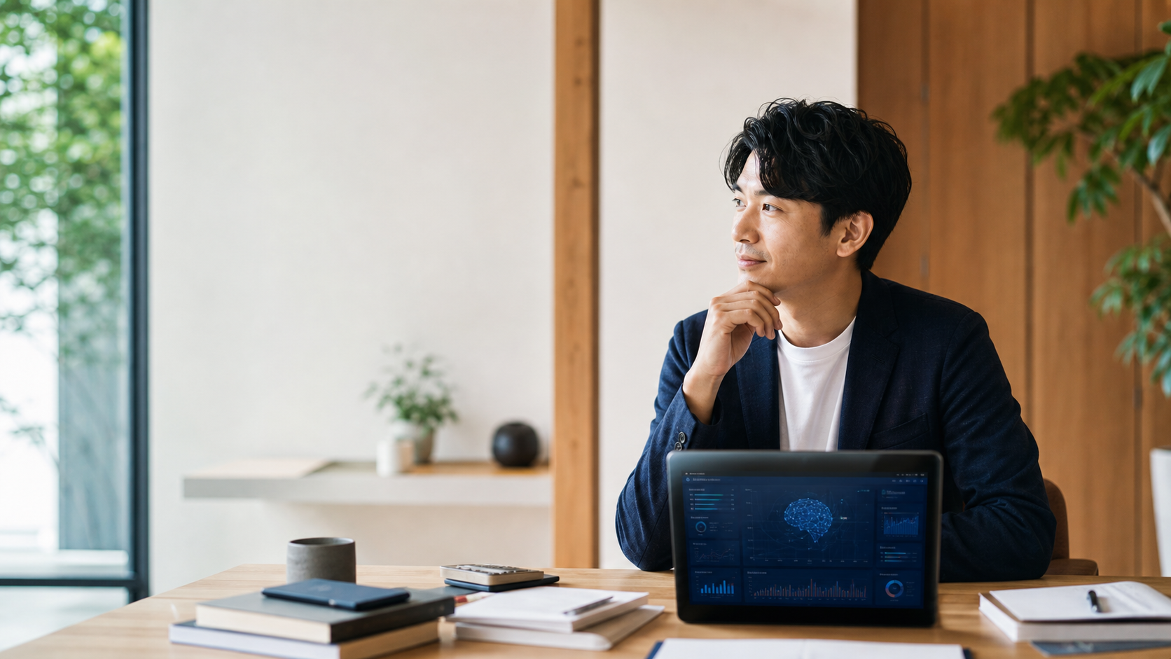 MINAGA代表と会社のイメージ
